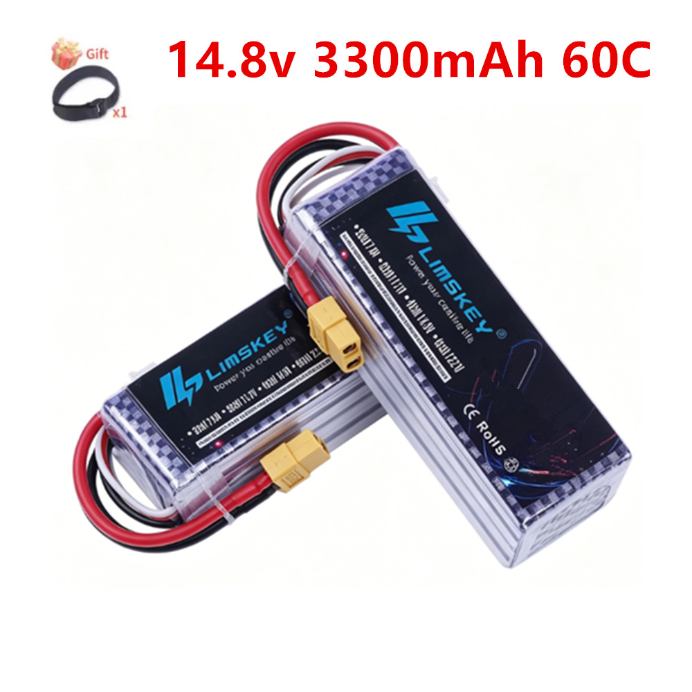 Drone Lipo Battery - 4S LiPo Batterij 14.8V 3300mAh 60C/80C
