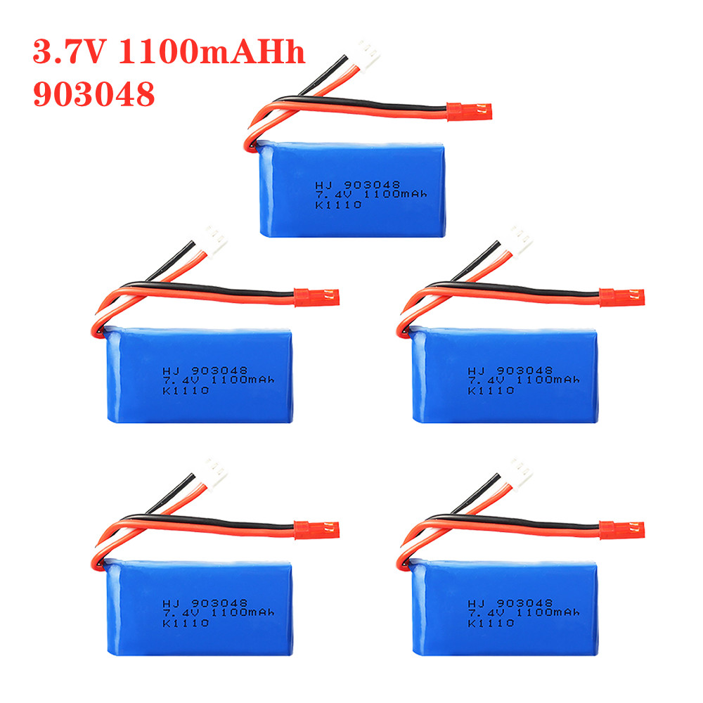 Lipo Battery Charger - 1-5 Stuks 7.4V 1100Mah 903048 Lipo