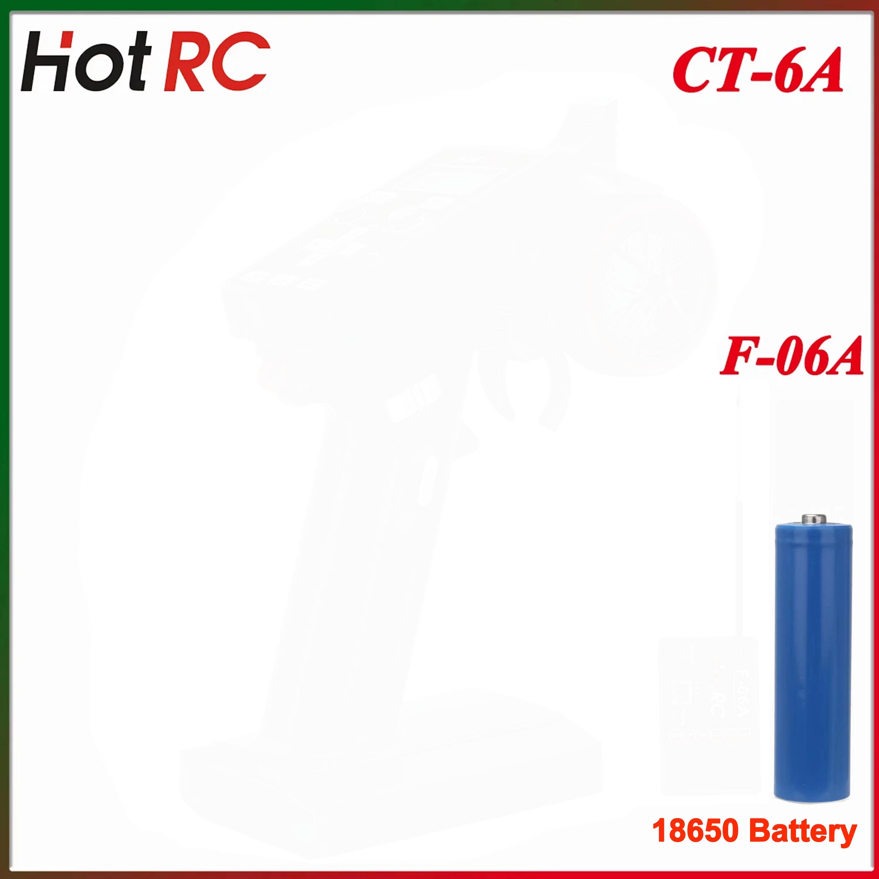 Drone Rc Receiver And Transmitter - HotRC CT-6A 2.4G 6CH 6 Kanaals