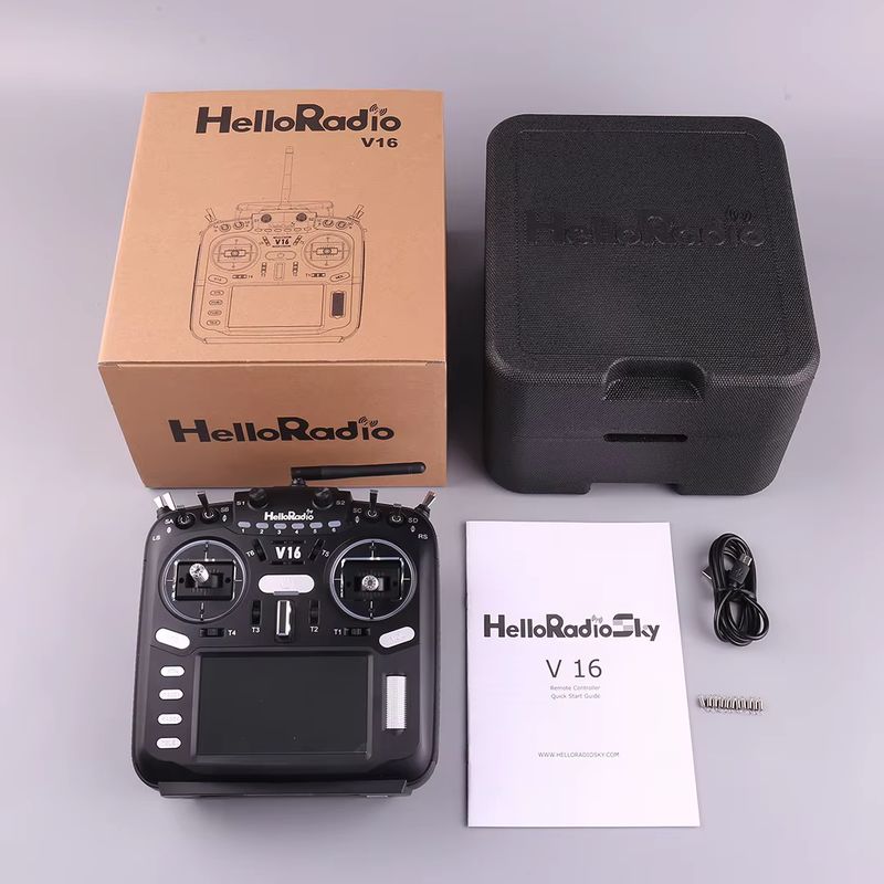 Drone Motion Rc - HelloRadio V16 MAX 6CH RC-zender Spraak-