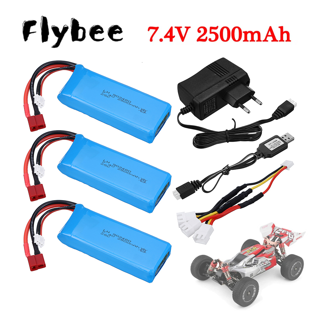 Lipo Battery Charger - 2s 7,4 V 2500 mAh Lipo-batterijladersets