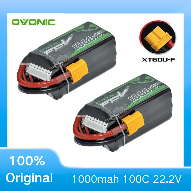 Drone Zll Rc - 2 Stuks OVONIC 1000mAh 100C 22.2V