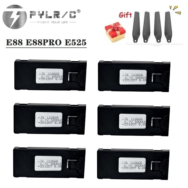 Drone Rc E88 Pro - 1/2/3/5/10 Stuks 3.7V 1800Mah RC Drone