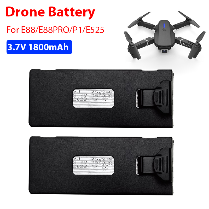 Drone Rc E88 Pro - E88 Batterij 3.7V 1800mAh RC Drone