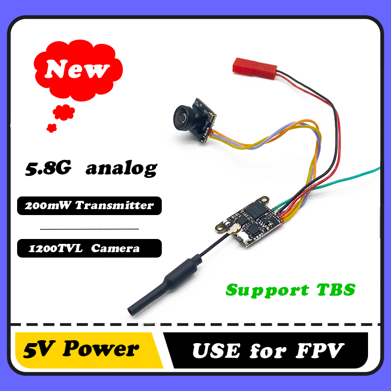 Drone Rc Receiver And Transmitter - SLONWAKE 5.8G 1200TVL FPV Camera VTX