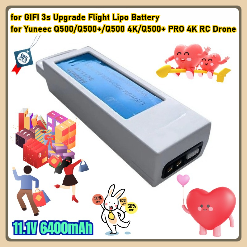 Drone Zll Rc - 11.1V 6400mAh voor GIFI 3s Upgrade