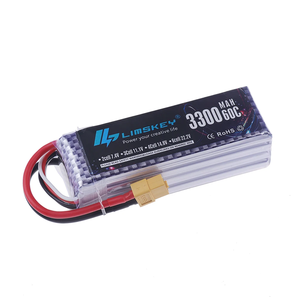 4S LiPo Batterij 14.8V 3300mAh - Drone Lipo Battery recensie en prijs