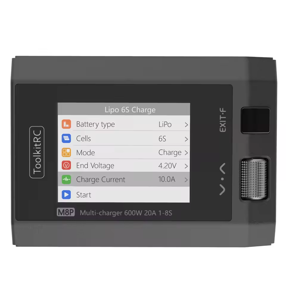 ToolkitRC M8P M8S Verbeterde V - Lipo Battery Charger recensie en prijs