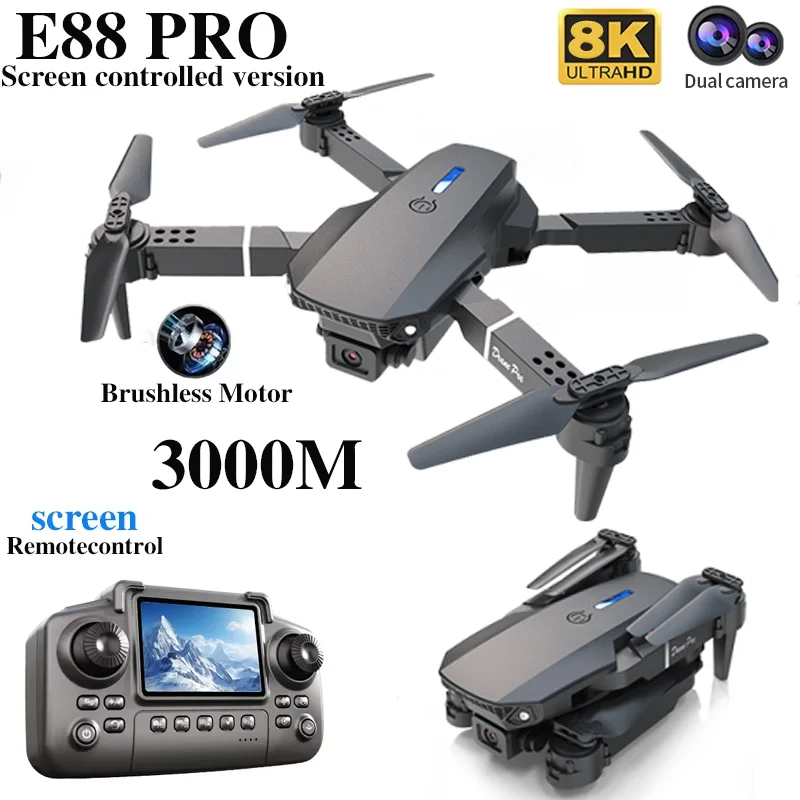 Professionele E88 PRO Drone me - Drone Rc E88 Pro recensie en prijs