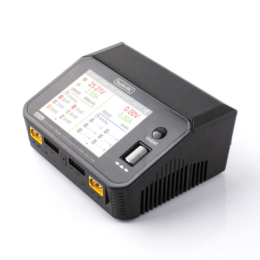 Toolkitrc M6DAC 350W X 2 USB-C - Lipo Battery Charger recensie en prijs