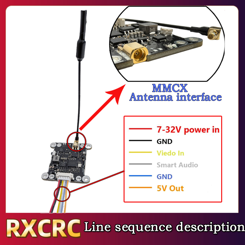 RXCRC 5.8G Module 48CH 1.6W VT - Drone Rc Receiver And Transmitter recensie en prijs