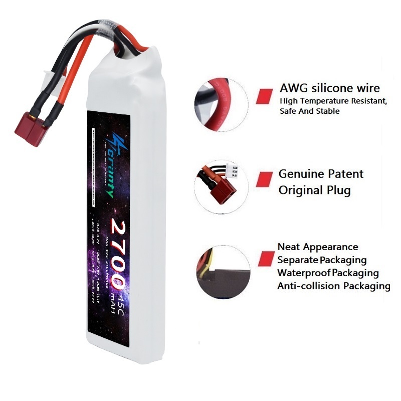 1/3 Stuks 2S 7.4V Lipo Batteri - Drone Lipo Battery recensie en prijs