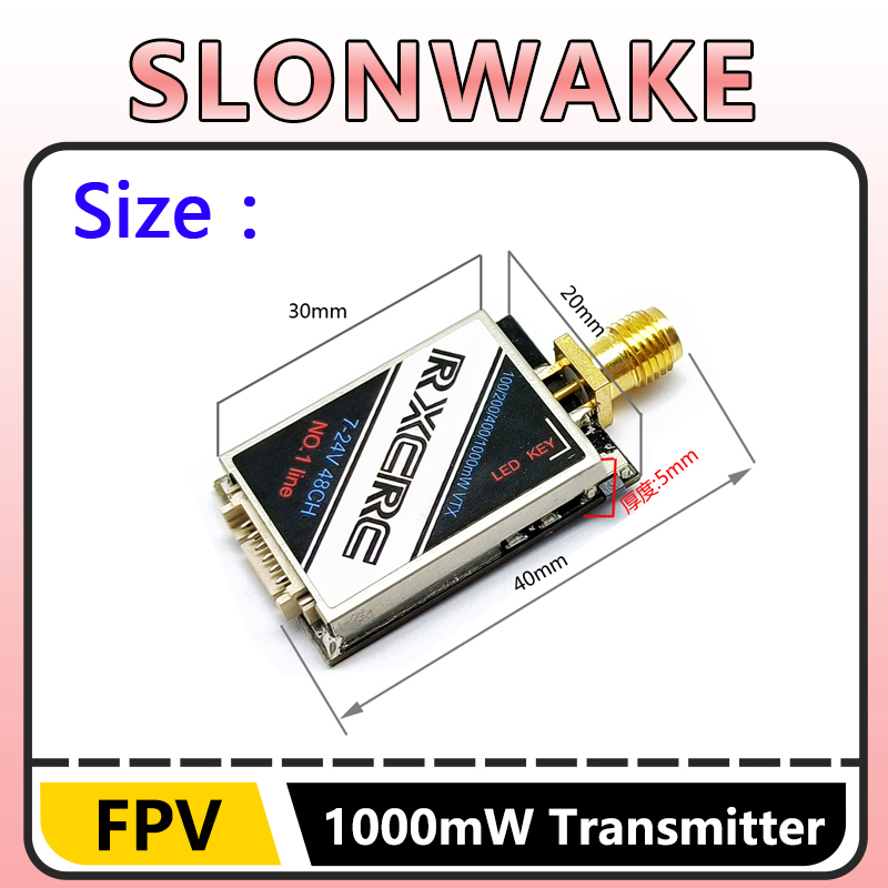 SLONWAKE 5.8G 48CH 1W VTX 100/ - Drone Rc Receiver And Transmitter recensie en prijs