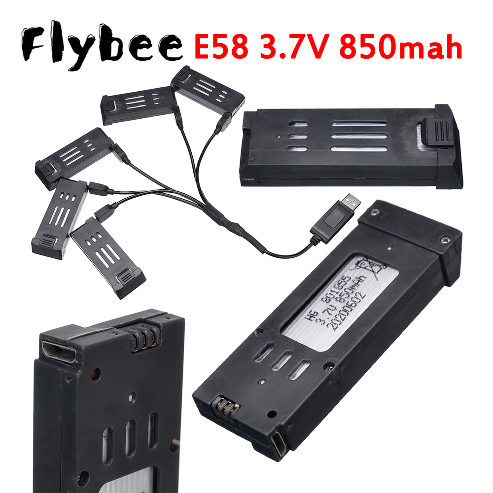 3.7V 850mAh RC Drone Batterij  - Drone Lipo Battery recensie en prijs