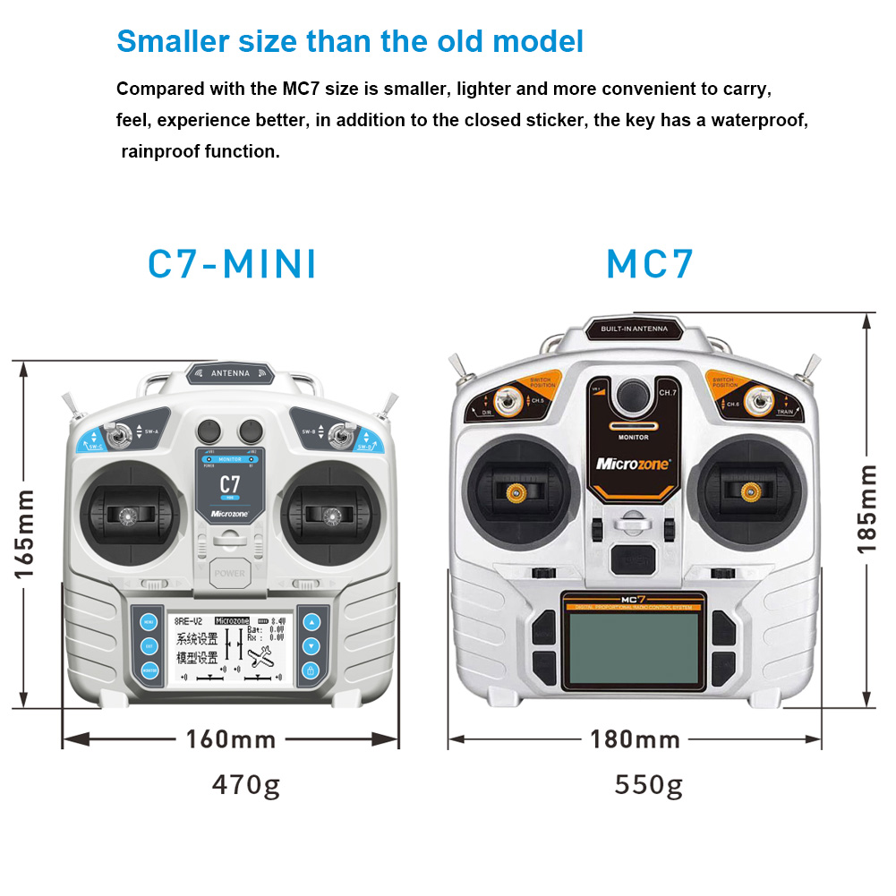 MicroZone MC7 Controller C7 MI - Drone Rc Receiver And Transmitter recensie en prijs