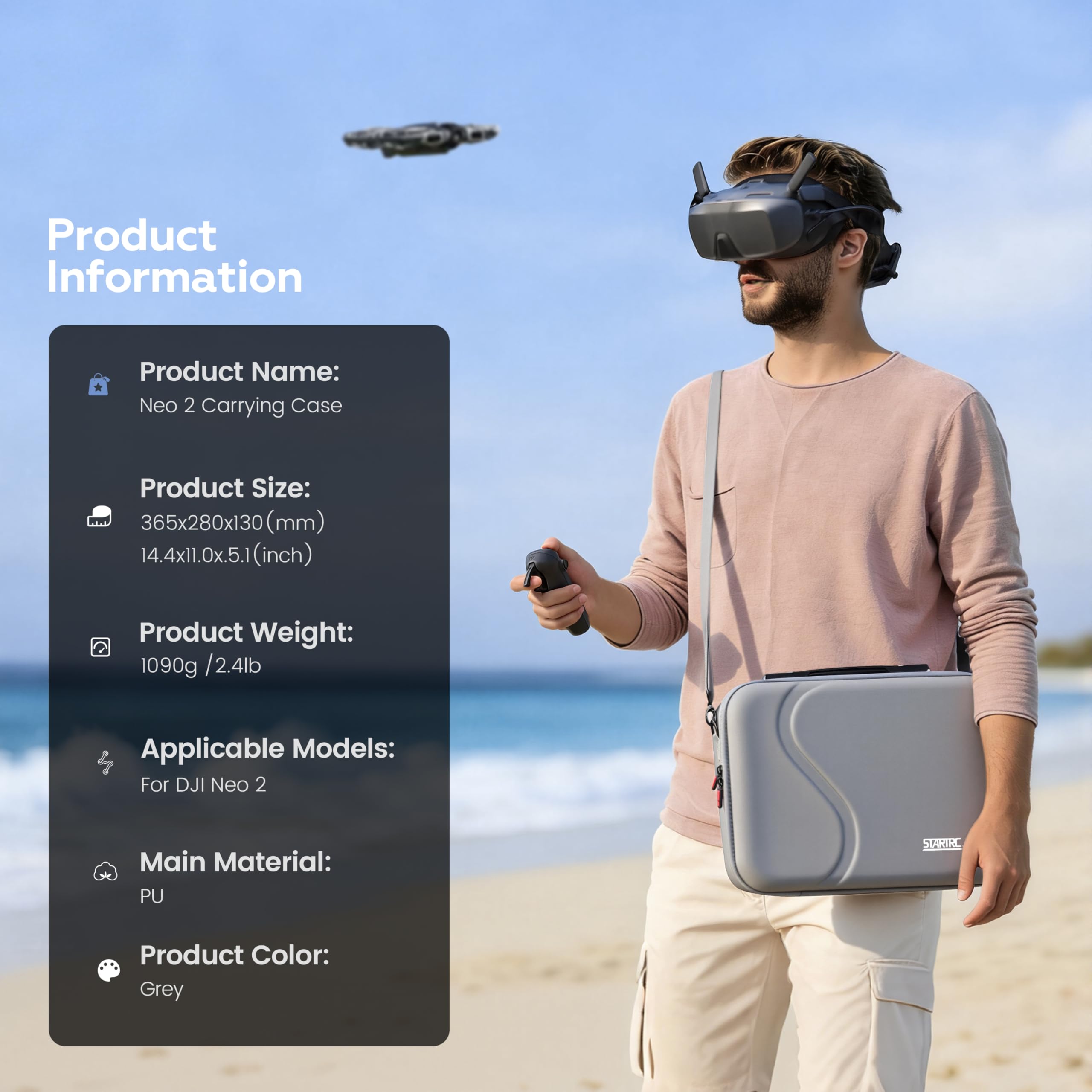 Draagtas voor DJI Neo 2 Motion - Drone Motion Rc recensie en prijs