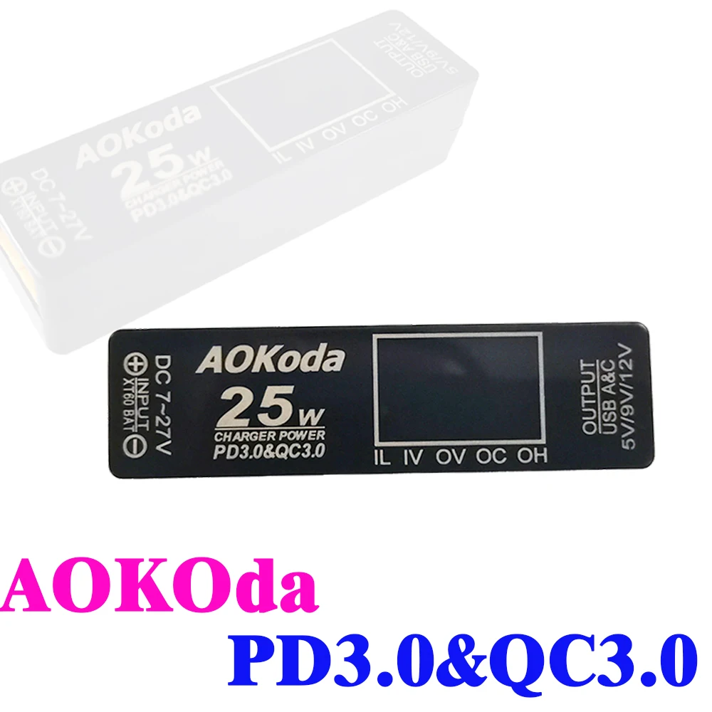 AOKoda XT60 naar PD3.0 Lipo Ba - Lipo Battery Charger recensie en prijs
