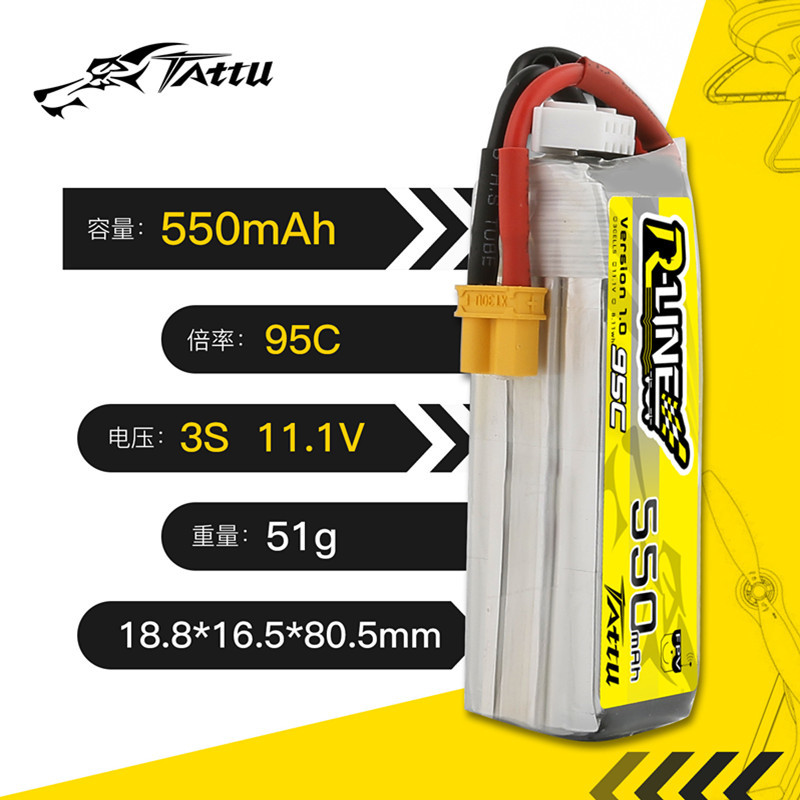 Upgrade TATTU R-LINE 1.0 550mA - Drone Zll Rc recensie en prijs