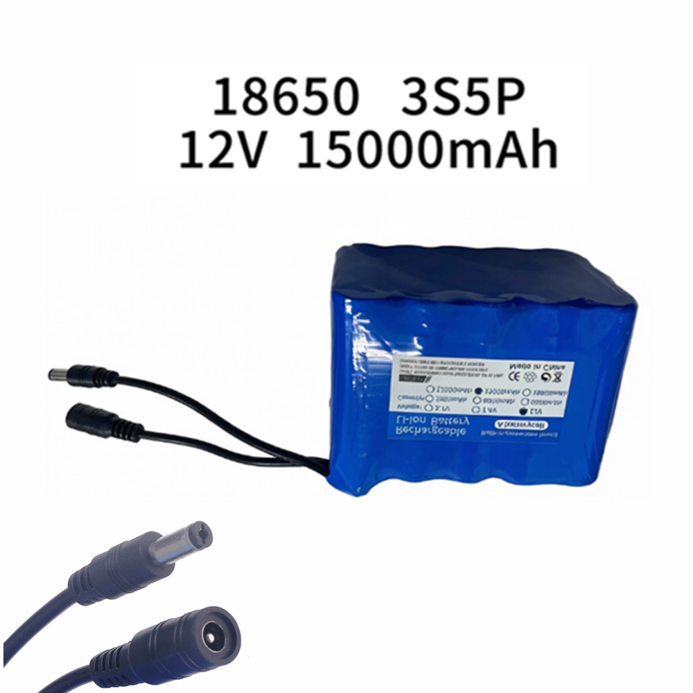 Visserijbatterij 12v 3S5P 15Ah - Lipo Battery Charger recensie en prijs
