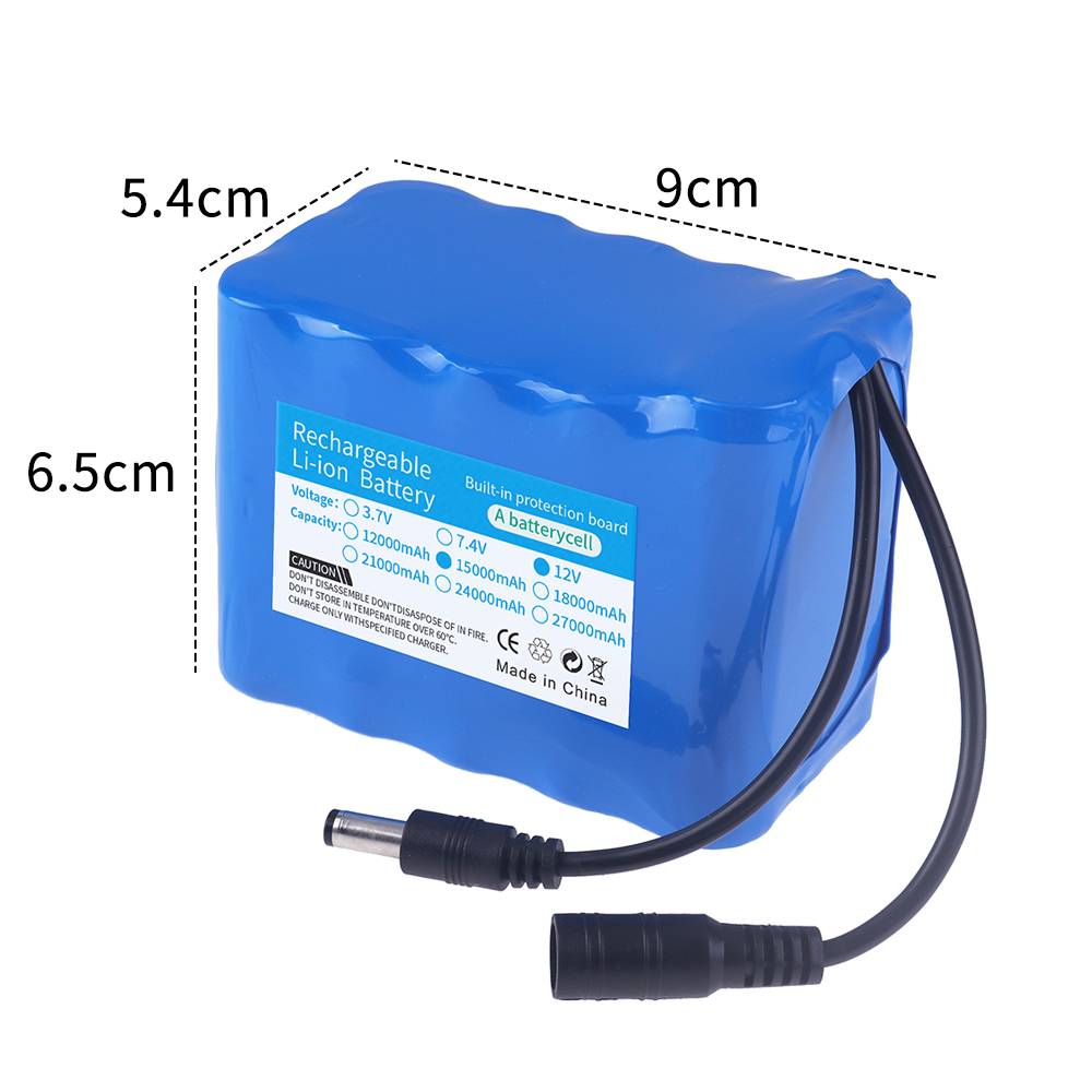 Visserijbatterij 12v 3S5P 15Ah - Lipo Battery Charger recensie en prijs