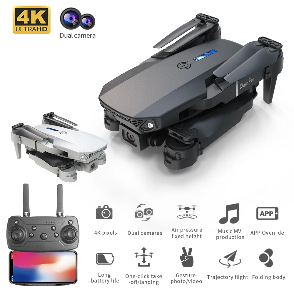E88 Pro Mini Drone met 4K HD C - Drone Rc E88 Pro recensie en prijs