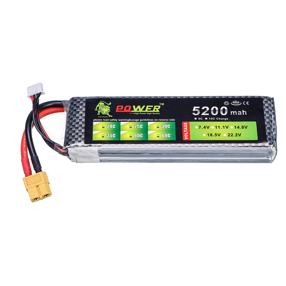 3S 5200mAh 11.1V 60C Lipo Batt - Drone Zll Rc recensie en prijs