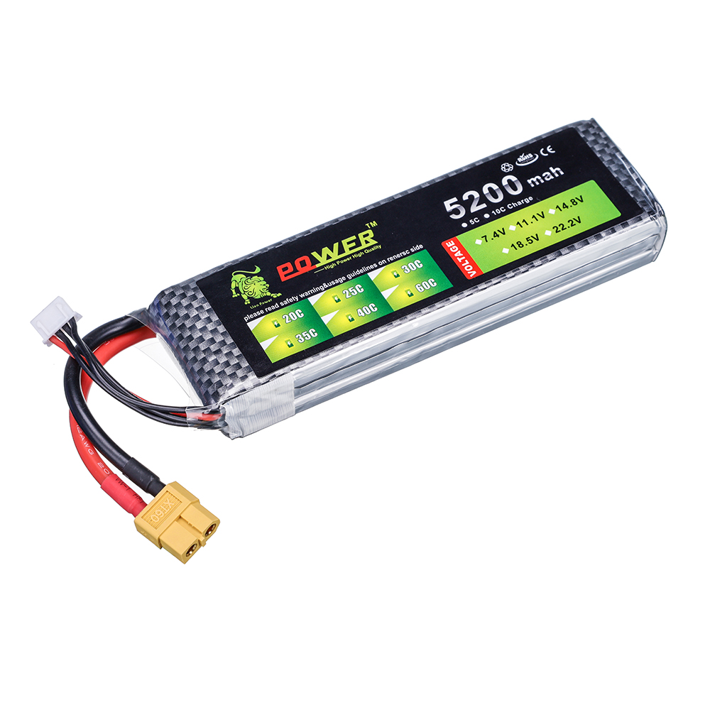 3S 5200mAh 11.1V 60C Lipo Batt - Drone Zll Rc recensie en prijs
