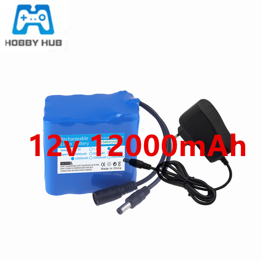 12V 12000mAh Batterij 3S4P Ech - Lipo Battery Charger recensie en prijs